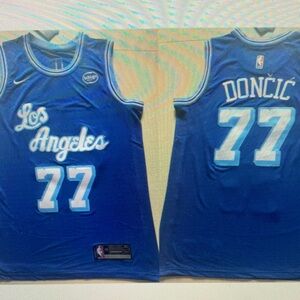 ❤️Luka Doncic Stitched Blue Jersey❤️
